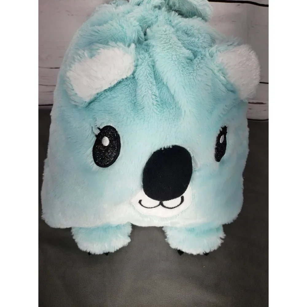 Justice‎ Plush Aqua Koala Blanket in A Bag NEW